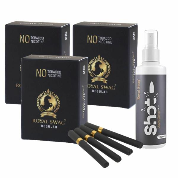 Royal Swag Ayurvedic Herbal Cigarettes 100 Tobacco Free & 100