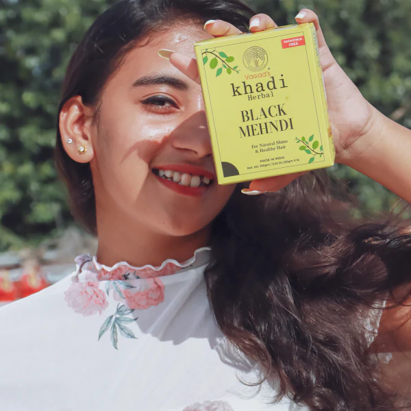 Vagad's Khadi Black Mehndi 100gm | Natural | Ammonia Free Henna | Pack of 2  - JioMart