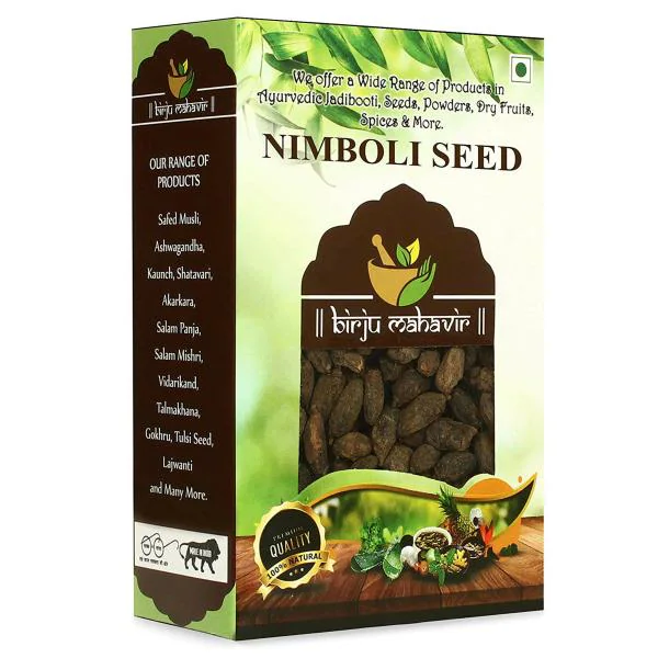 BrijBooti Neem Seeds for Eating Neem Niboli Sabut Neem Nimboli 800