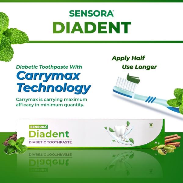 SENSORA Diadent Toothpaste For Diabetic People For Complete Oral Care