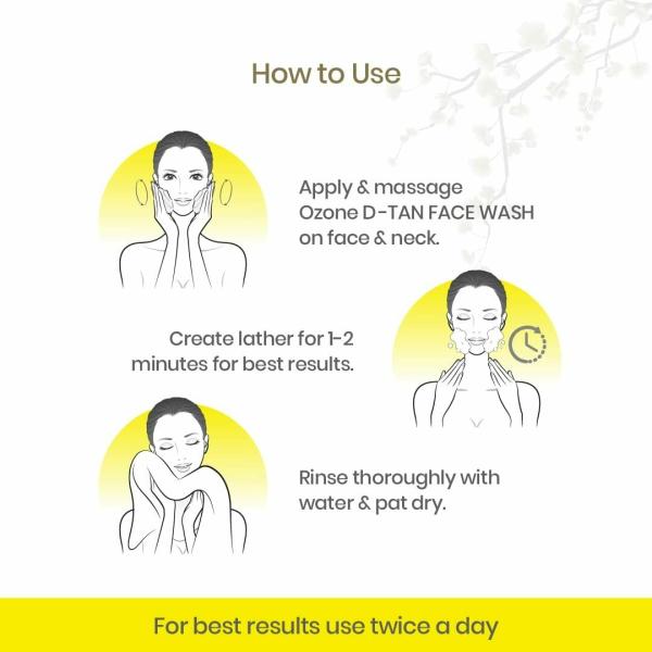 Ozone DTAN Face Wash 100 ml for Tan Removal & Oil Control JioMart