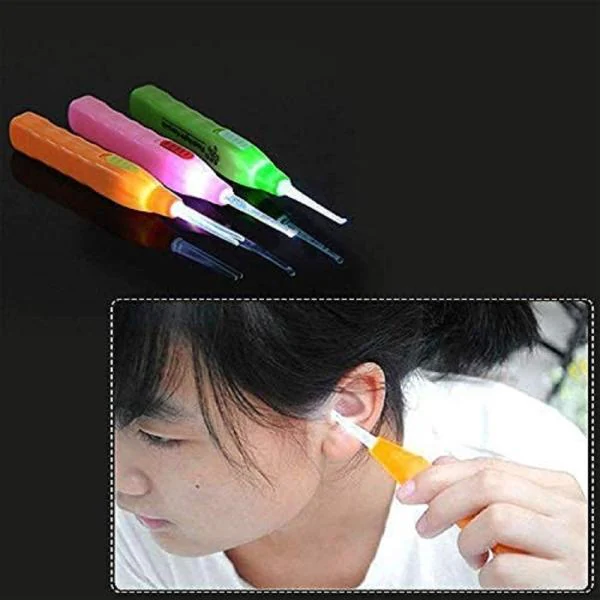 Flashlight Earpick Earwax Cleaner Lighted Earpick Tweezers Ear cleanser