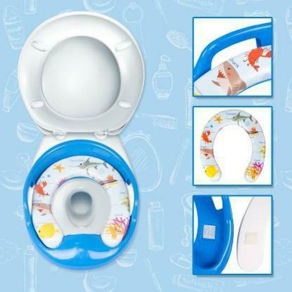 Nabhya Soft Cushion Baby Potty Seat with Handle and Back Support Toilet