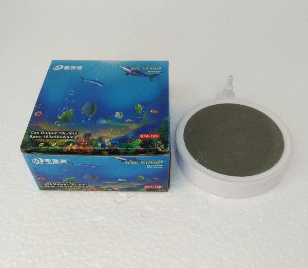 SANSEFERO White Round Air Stone Disc Aquarium Fish Tank Bubble Diffuser 10 x 10 x 2 cm JioMart
