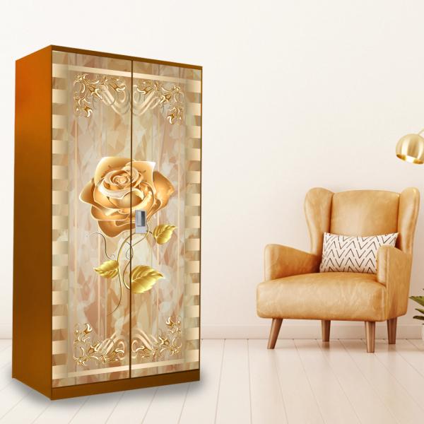 WallWear Almirah Stickers Self Adhesive Almirah Door Sticker