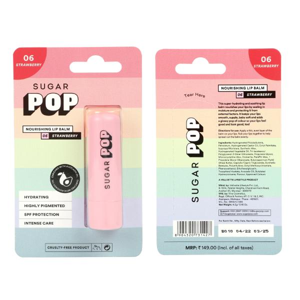 SUGAR POP Nourishing Lip Balm 06 Strawberry JioMart