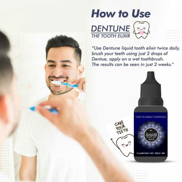 Dentune The Tooth Elixir 2 Drop Unique Liquid Toothpaste JioMart