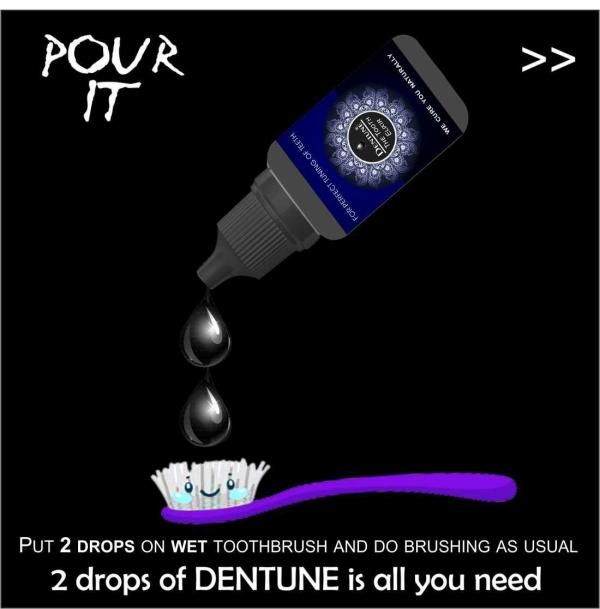 Dentune The Tooth Elixir 2 Drop Unique Liquid Toothpaste JioMart