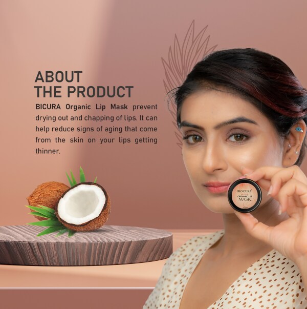 BIOCURA NATURAL & ORGANIC COCONUT LUXURY LIP MASK (10 ml) JioMart