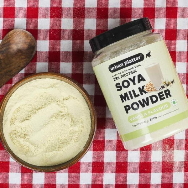 Urban Platter Vanilla Soya Milk Powder, 500g JioMart