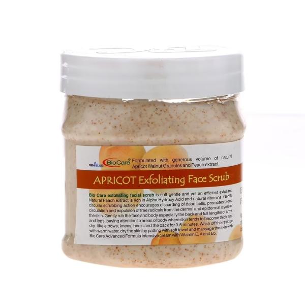 Gemblue BioCare Apricot Exfoliating Body Scrub 500ml Enriched with