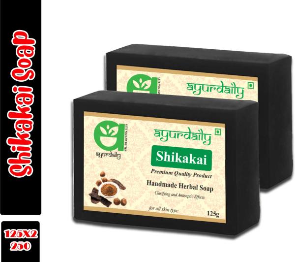 Ayurdaily Shikakai Soap 125 g (Pack of 2) - JioMart