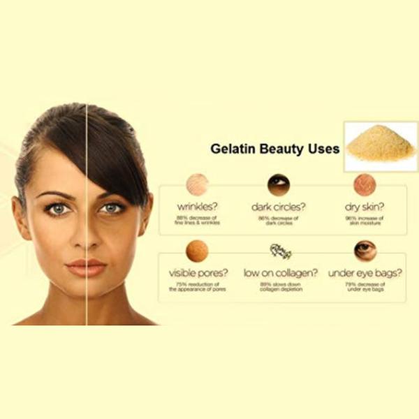 MGBN Gelatin With Rice Powder Mix 2 In 1 Use For Face Mask, Hair
