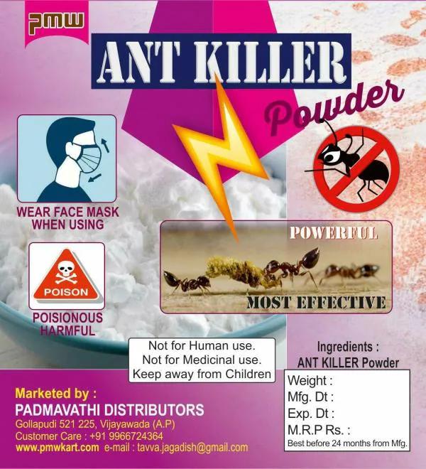 Pmw Red/Black Ant Kill Powder Powerful Concentrated Ant
