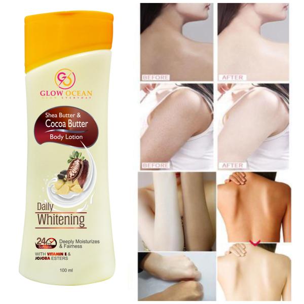 GlowOcean Body Lotion with Cocoa Butter & Shea Buter For Skin Whitening