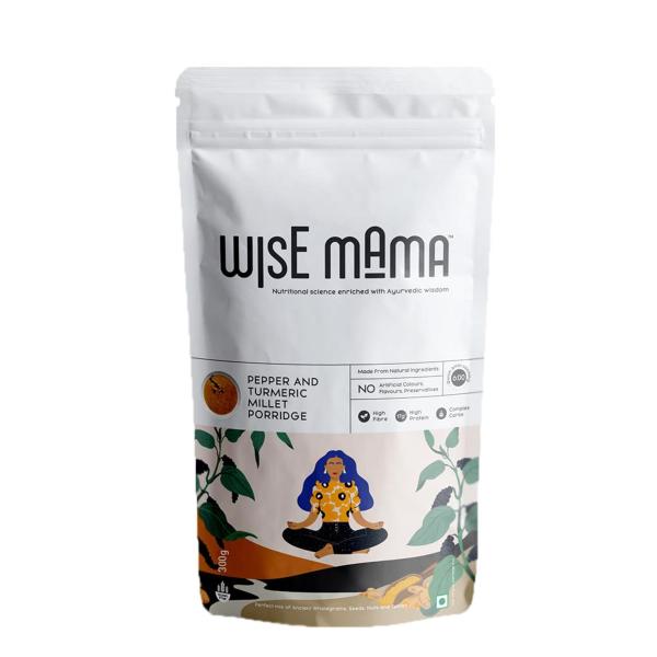 Wise Mama Pepper And Turmeric Millets, Breakfast Cereals, High Fibre