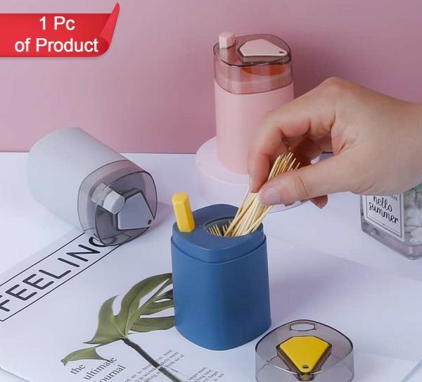 ANSHEZ Toothpick Holder Dispenser PopUp Automatic Toothpick