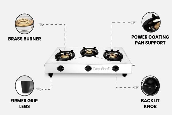 greenchef gas stove burner