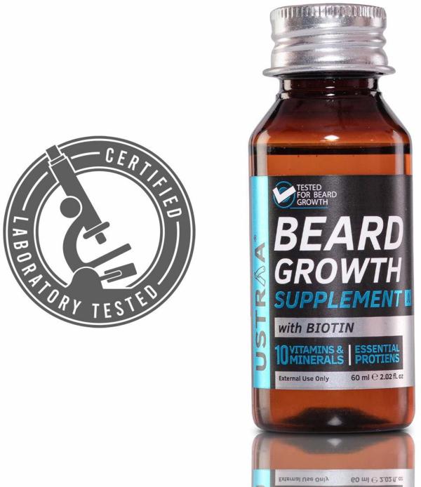 USTRAA Beard Growth Supplement Hair Oil 60 ml JioMart