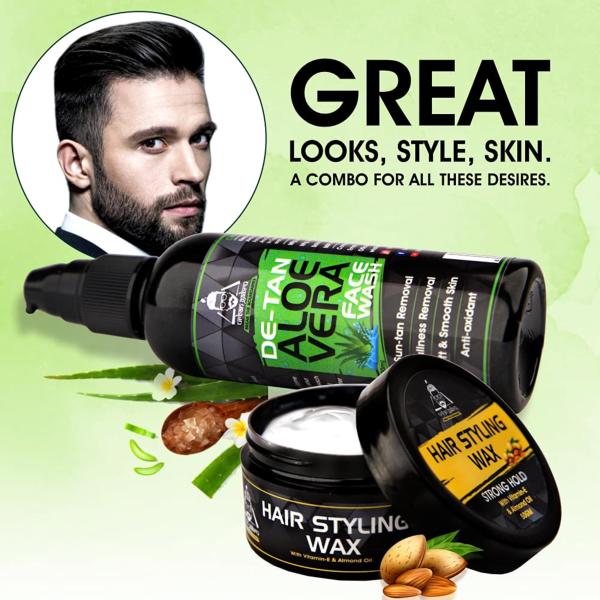 Urban Gabru Hair Wax And DeTan Aloe Vera Face Wash (Pack of 2) JioMart