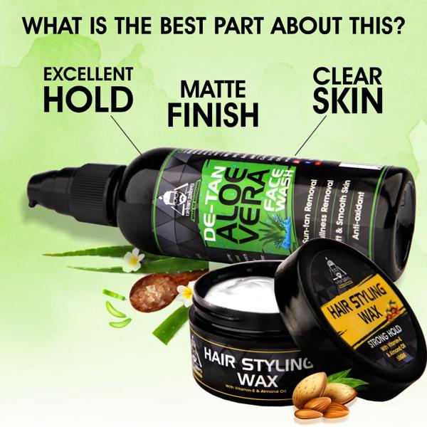 Urban Gabru Hair Wax And DeTan Aloe Vera Face Wash (Pack of 2) JioMart