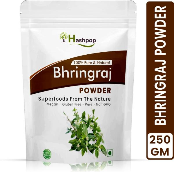 Hashpop Natural Bhringraj Powder For Hair 250g JioMart