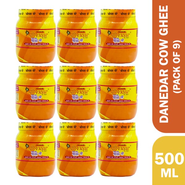 Shreeyash 500 ML Cow Ghee Special Grade Desi Cow Ghee Cow Ghee (Pack