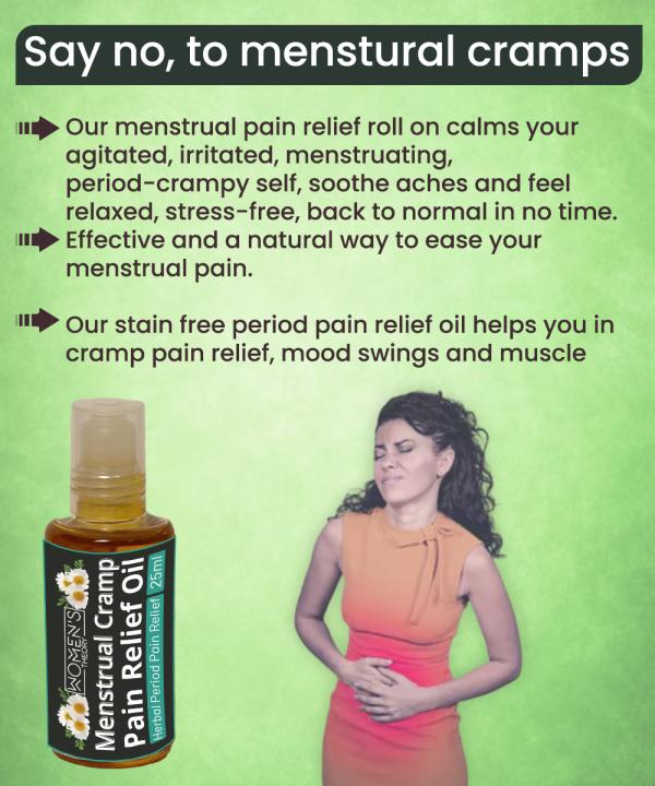 WOMEN'S THEORY Cramp Pain Relief Rool on for Period Pain, Menstrual