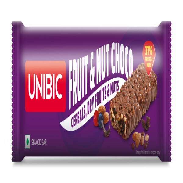 Unibic Snack Bar Fruit and Nut Choco,Pk of 12, 360g JioMart