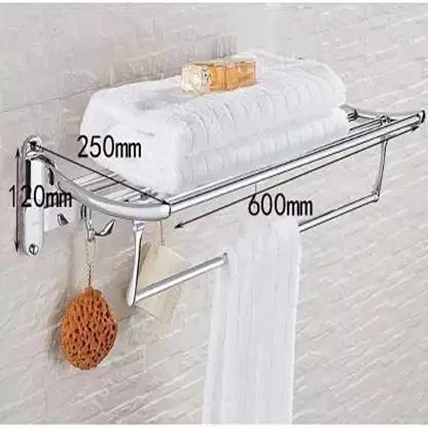 CSI INTERNATIONAL Stainless Steel 1 Bar Multiuse Bathroom Towel Holder