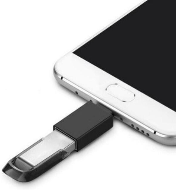 RETRACK Type C 3.1 Data Connector USB 3.0 Female Metal OTG Adapter (Black) JioMart