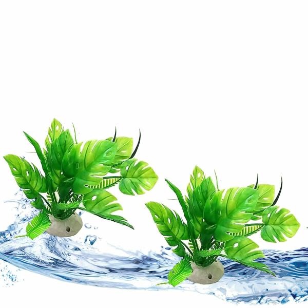 Jainsons Pet Products Artificial Plants for Aquarium Fish Tank Decor