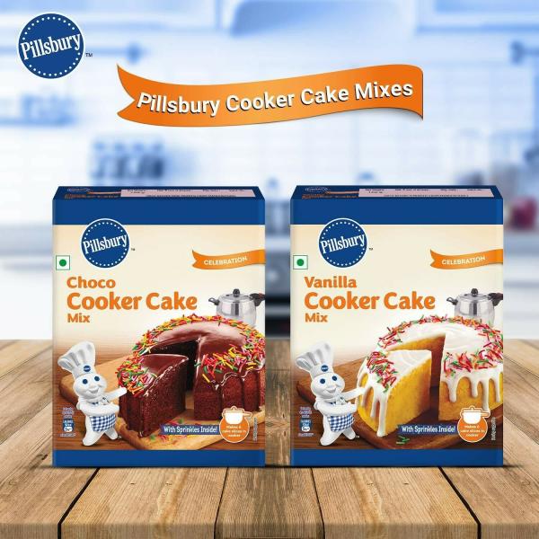 Pillsbury Vanilla Cooker Cake Mix, (Pack of 4 159 Gm Each) JioMart