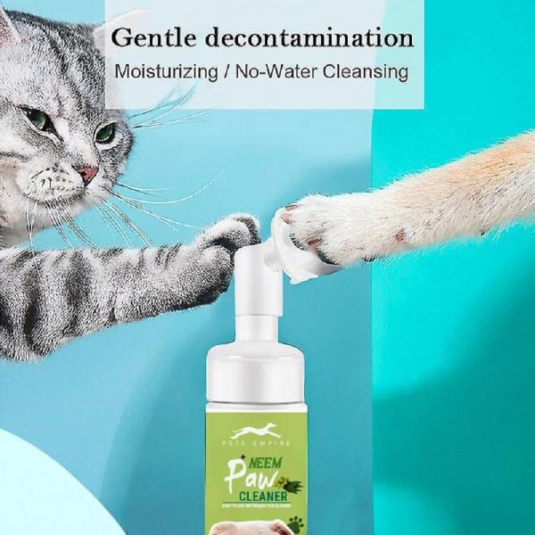 Pets Empire Paw Cleaner, Neem, 150ml Foot Cleaning Waterless Foam