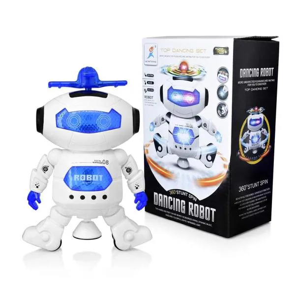 Mezire Dancing Robot Toy Electronic Walking Dancing Robot With 3D Music