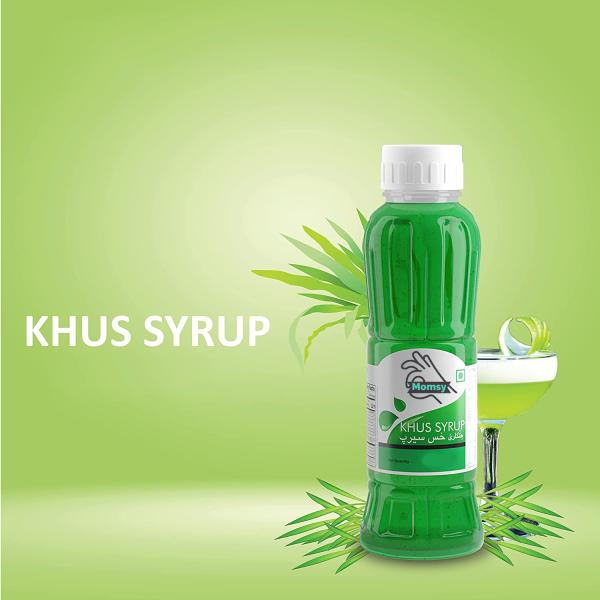 Momsy Premium Khus Sharbat Syrup Instant Refreshing Drink (750ml
