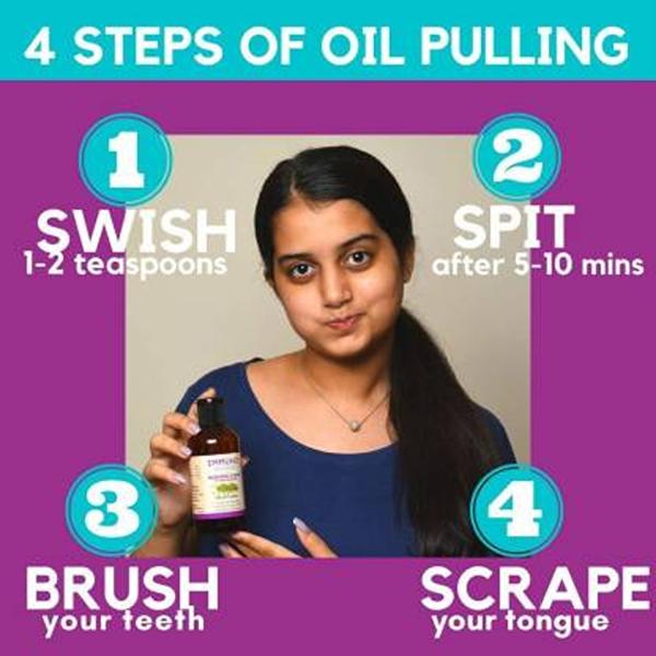 Immuno Wellness MORNING SWISH Ayurvedic Oil Pulling Mouthwash (Fresh