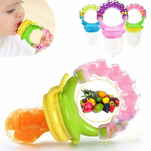 Enorme Baby Ring Style Food Fruit Feeder Nibbler Pacifier for Babies