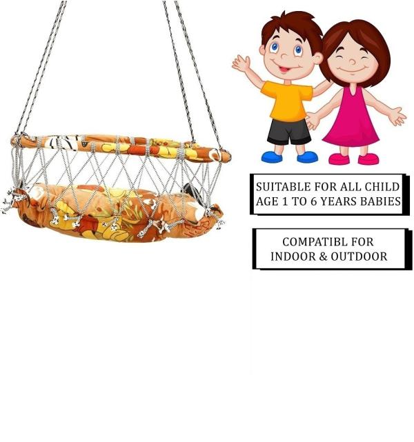 NAVRANGI Cotton Hammock Sleeping palana or jhula for 1 to 6 years kids