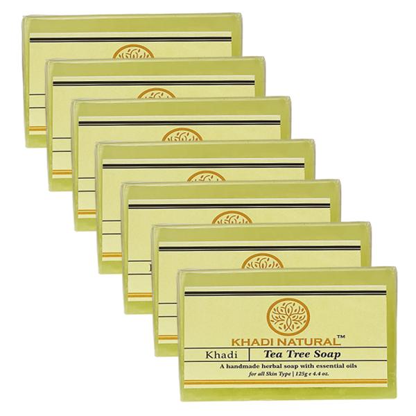 Khadi Natural Tea Tree Handmade Bathing Soap With Essentials Oil Pack