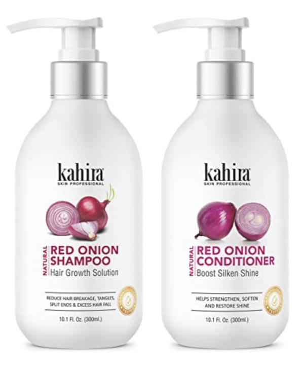 Kahira Red Onion Shampoo And Conditioner Hair Groth Solution Reduce Hair  Breakage, Tangles, Split Ends And Excess Hair Fall 300 ml (Set of 2) -  JioMart