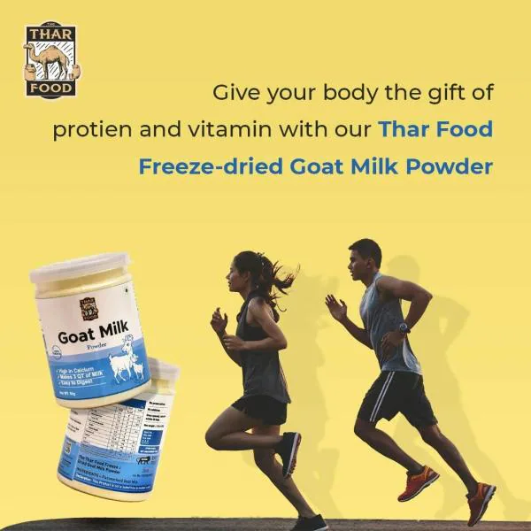 The Thar Food Pure & Natural Goat Milk Powder Freeze Dried Everyday