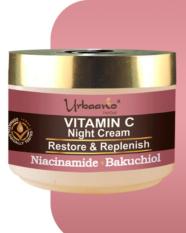 Urbaano Herbal Vitamin C Over Night Replenish Reduce Fine Lines