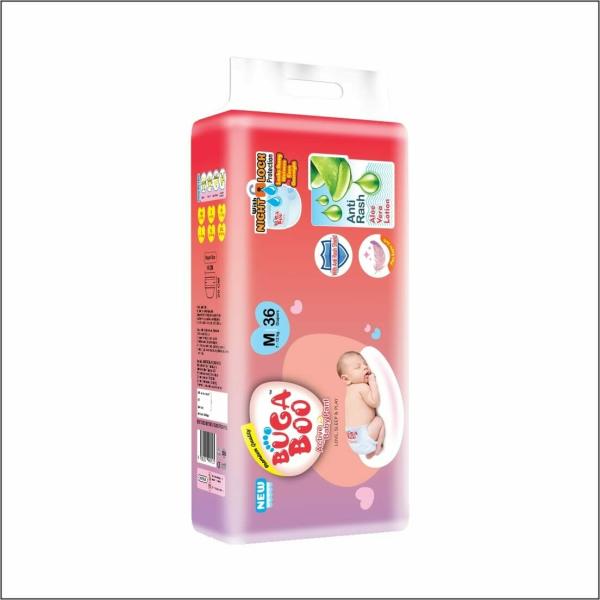 BUGA BOO Active Baby Pants with Anti Rash Aloe Vera Lotion Medium