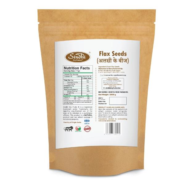 Sindhi Dry Fruits Flax Seeds, Alsi Ke Beej, 100 Fresh and Healthy