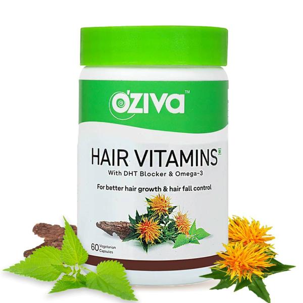 Oziva Hair Vitamins 60 Capsule JioMart
