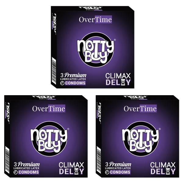 NottyBoy OverTime Climax Delay Condoms 9 units JioMart