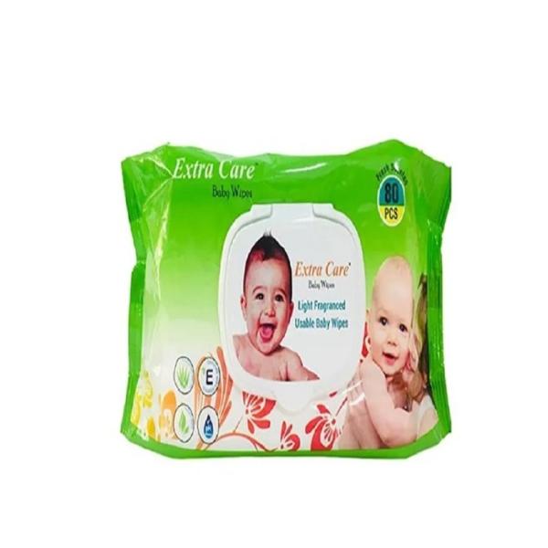Extra Care Baby Pant Diaper 4XL size (50 piece) + Extra Care Baby Wipes (80 piece) JioMart