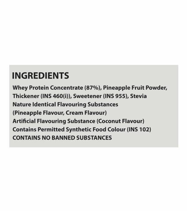 Six Pack Nutrition Pina Colada Flavour Just Whey Protein Powder 2 kg