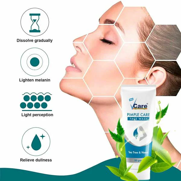 VCare Pimple Care Face Wash For Men and Women Anti Acne & Pimple